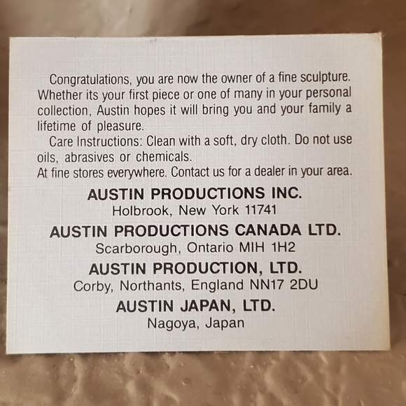 Vintage Austin Sculpture 'Friends' - Picture 14 of 14